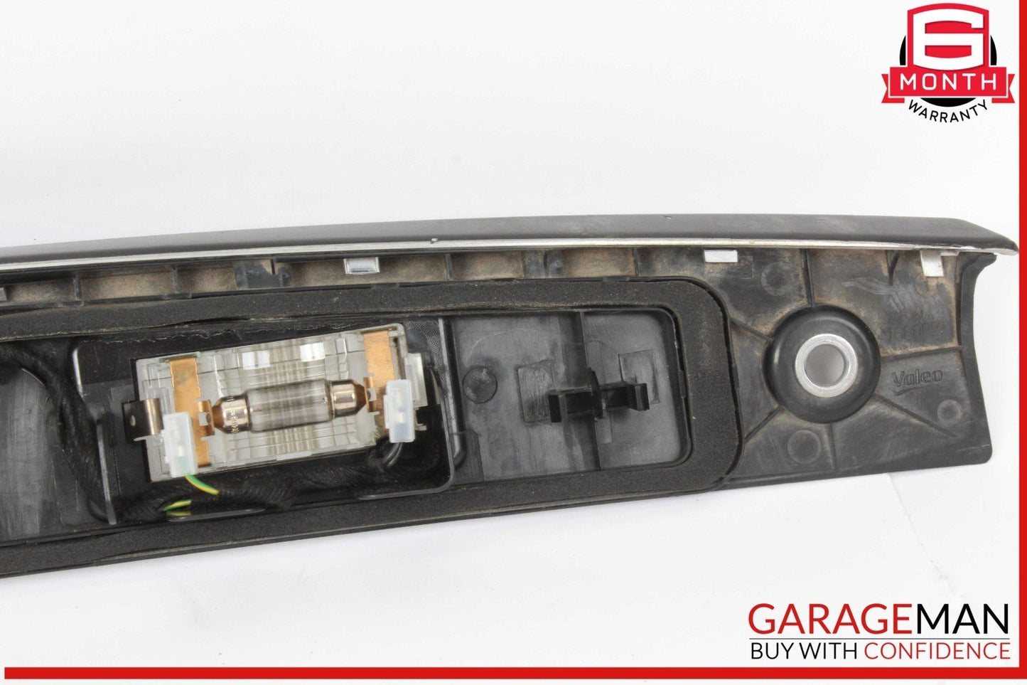14-22 Maserati Quattroporte S Rear Trunk Lid Moulding Plate w/ Lights OEM
