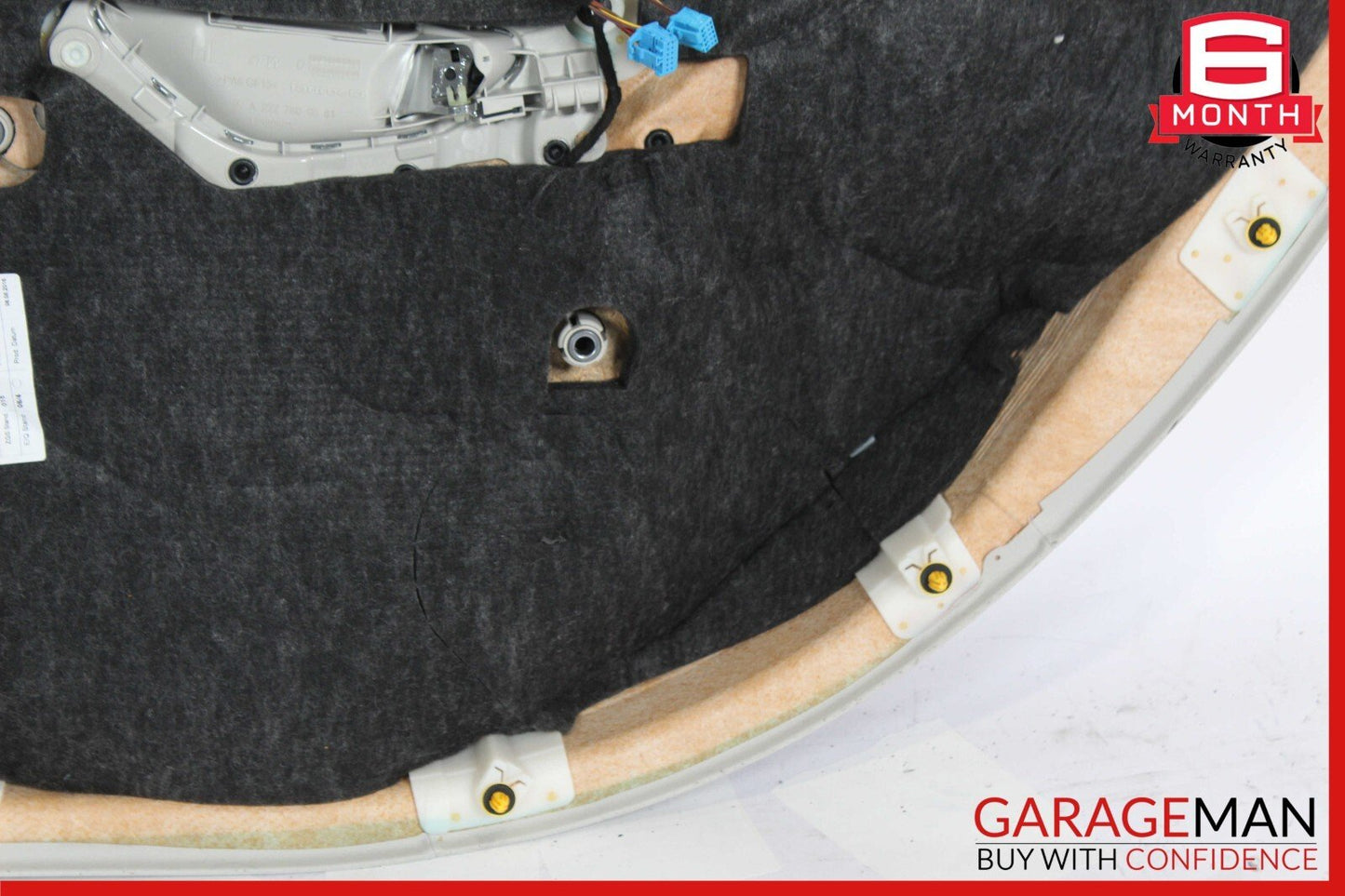 14-17 Mercedes W222 S550 S500 Rear Left Side Interior Door Panel Cover Gray