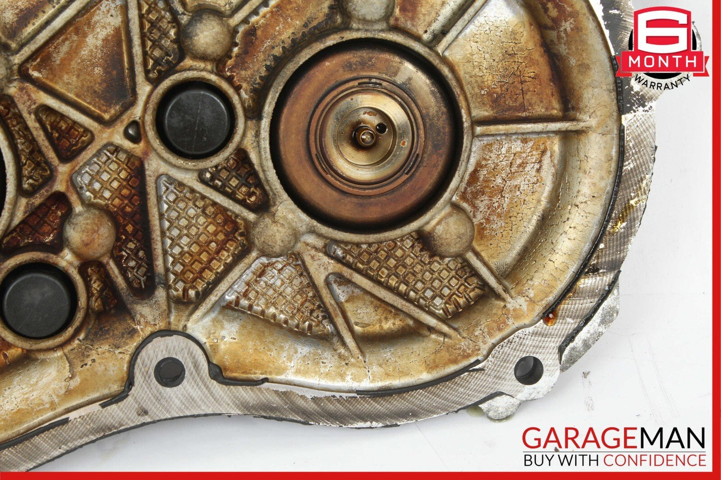 05-13 Mercedes W212 E350 Front Left Side Engine Timing Chain Cover Plate OEM