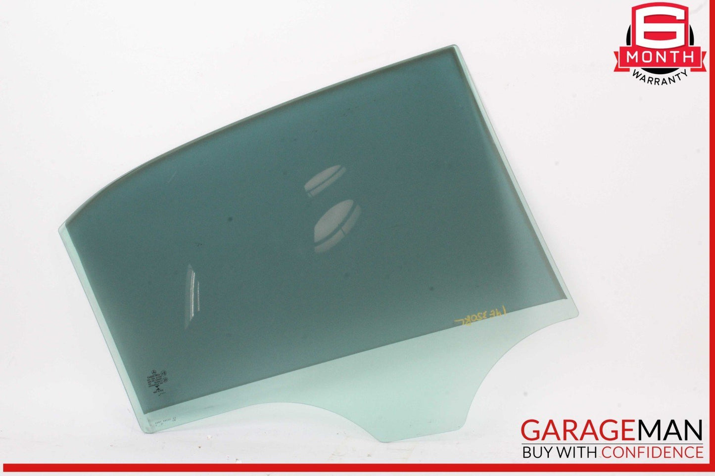 10-16 Mercedes W212 E350 E550 Rear Left Driver Side Door Window Glass OEM