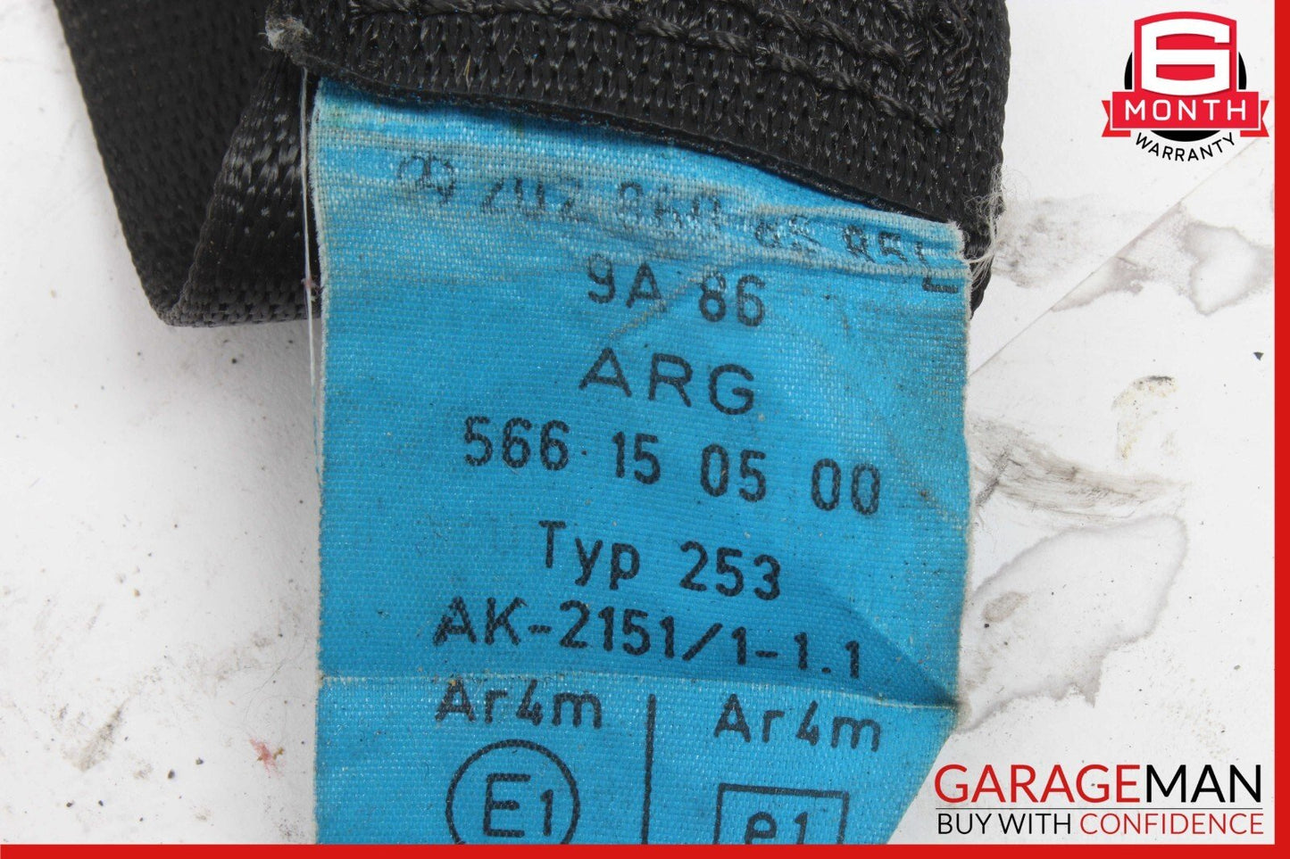 94-00 Mercedes W202 C280 C230 Rear Left Side Seat Belt Seatbelt Retractor OEM