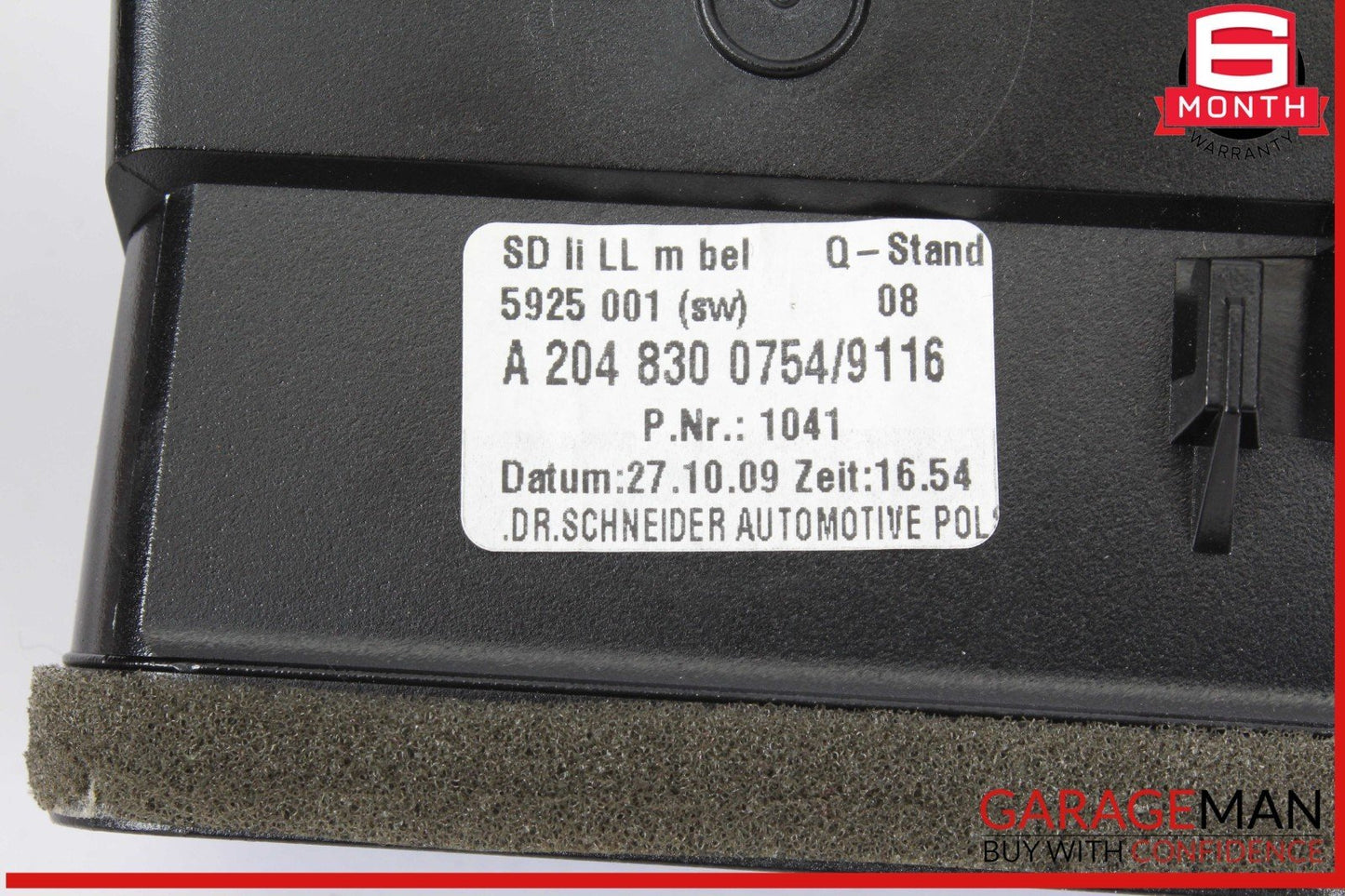 08-11 Mercedes W204 C300 C250 Front Left Side Dash AC A/C Air Vent Grill OEM