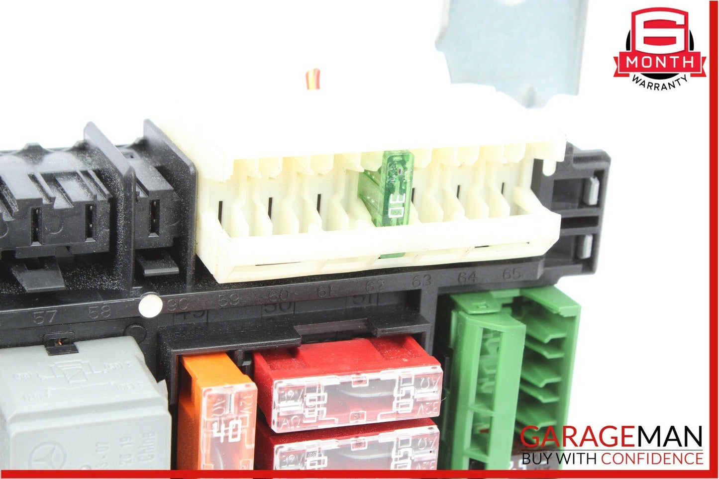 12-14 Mercedes W204 C300 Rear SAM Fuse Box Relay Control Module Assembly