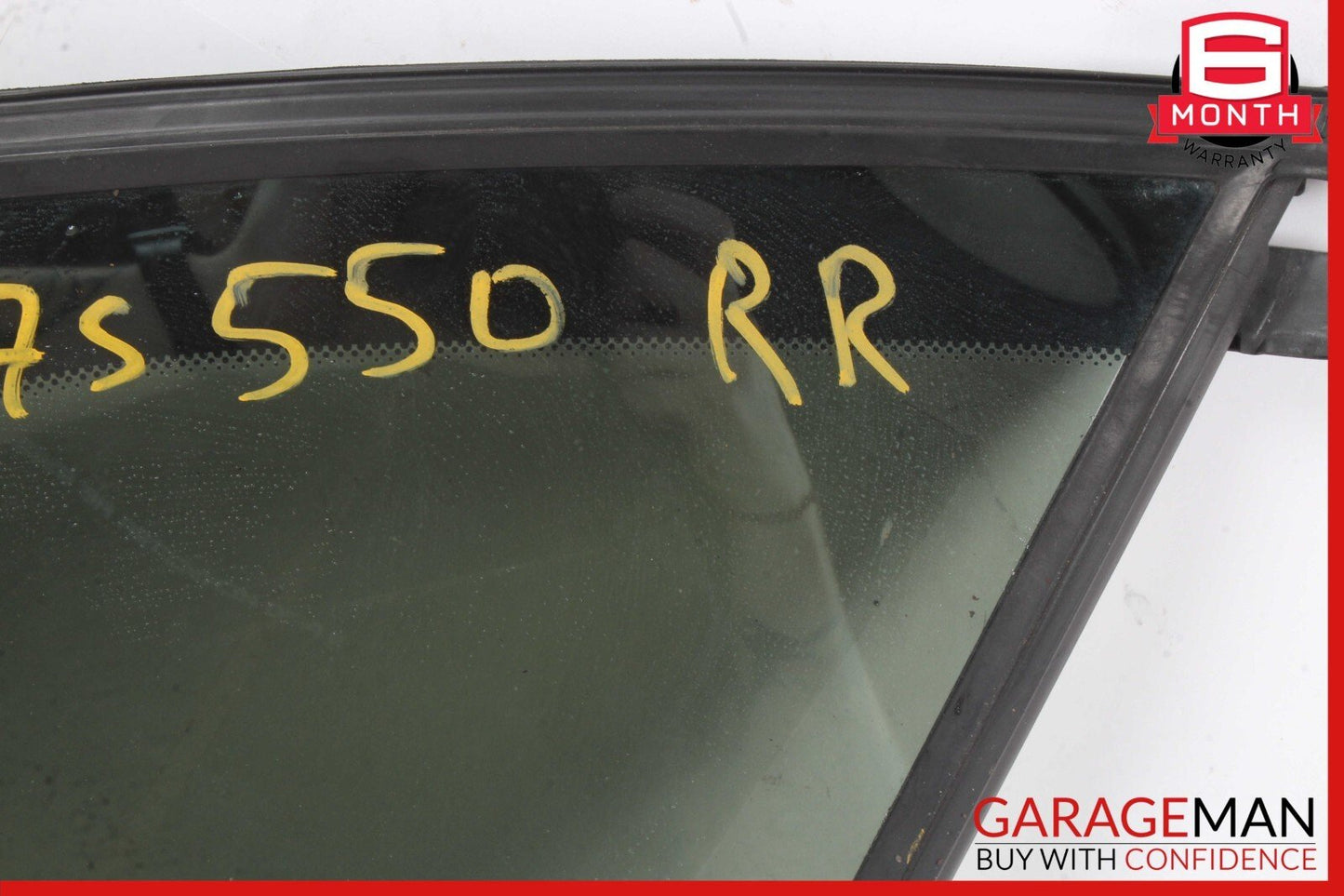 07-13 Mercedes W221 S550 S600 Rear Right Side Door Quarter Window Glass Tinted