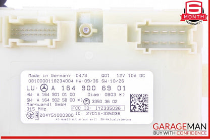 10-12 Mercedes W164 ML350 4MATIC Keyless Go Ignition Control Module Unit OEM
