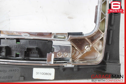 08-14 Mercedes W204 C300 Center Console Shift Shifter Plastic Trim Cover Wood
