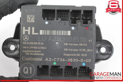 08-18 Mercedes W212 E250 CLS500 C250 Rear Left Side Door Control Module Unit OEM