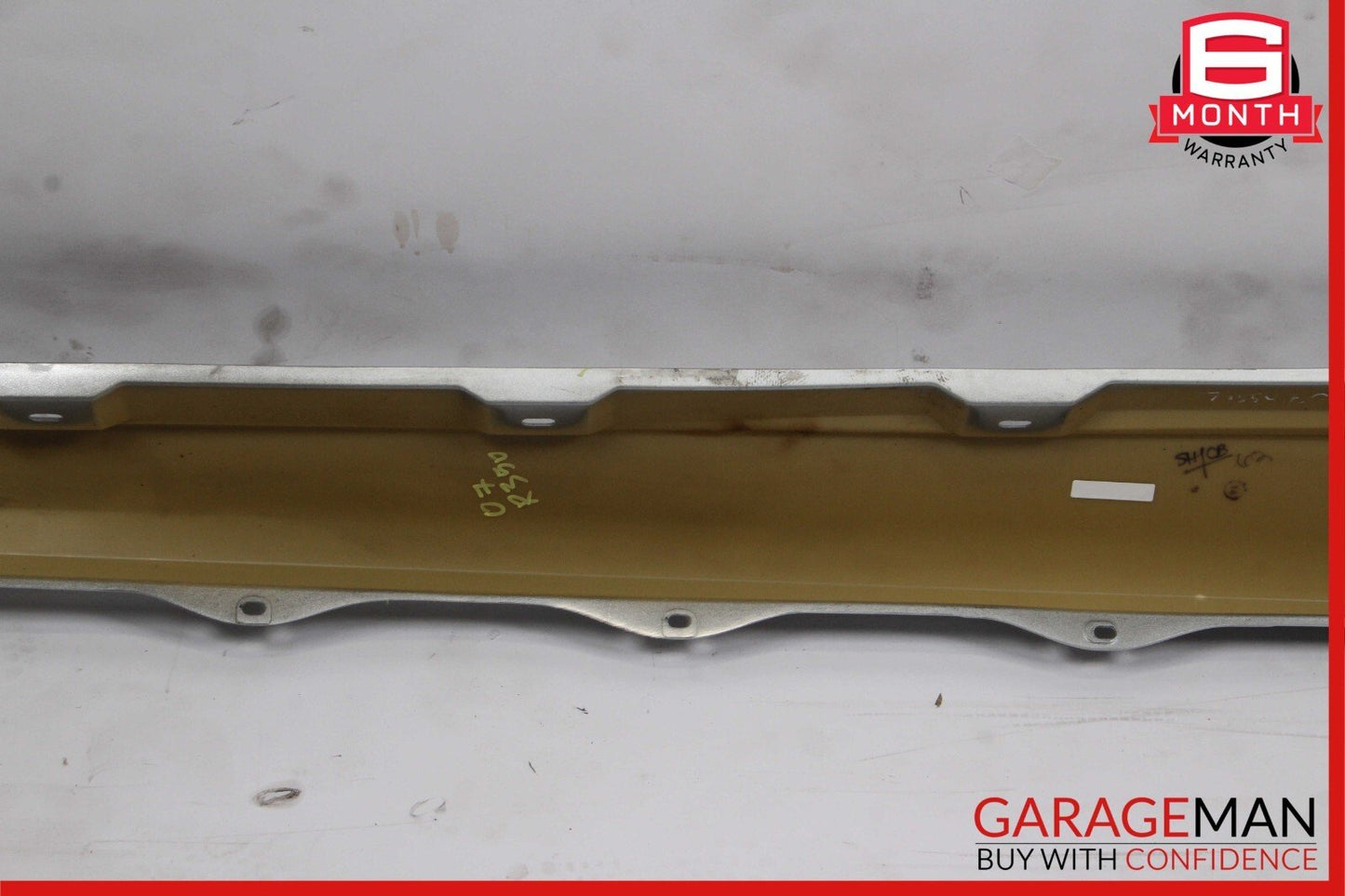 06-13 Mercedes W251 R350 Left Side Rocker Skirt Molding Panel Iridium Silver