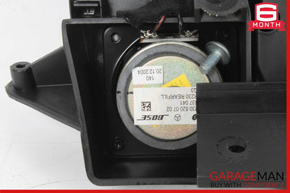 03-08 Mercedes R230 SL500 Rear Left Seat Belt Retractor Luggage Speaker Assy