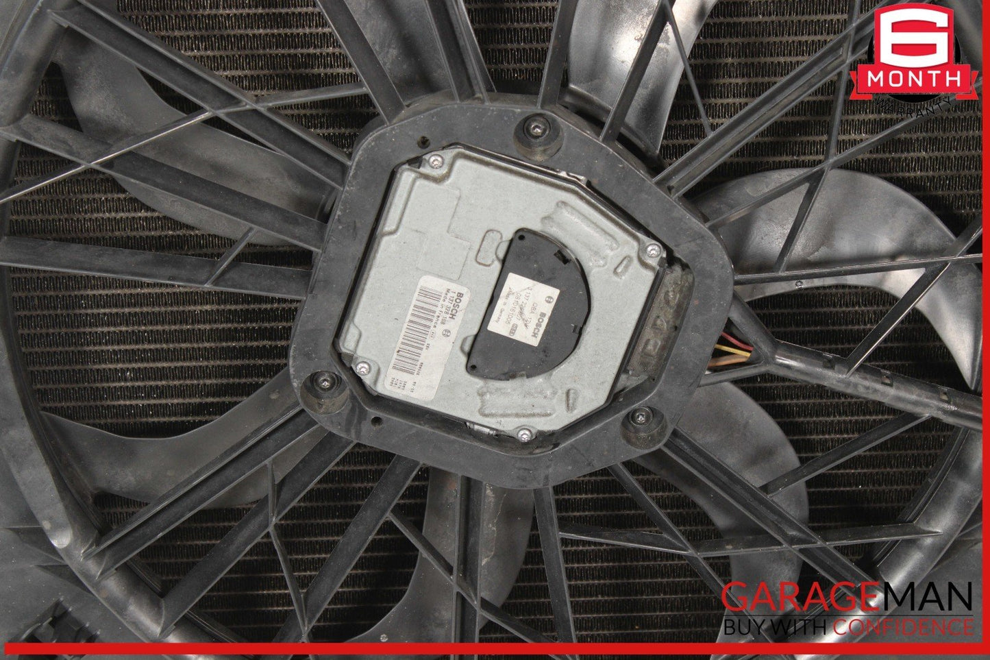 03-09 Mercedes W211 E350 Engine Motor Cooling Fan Radiator A/C Condenser Assy