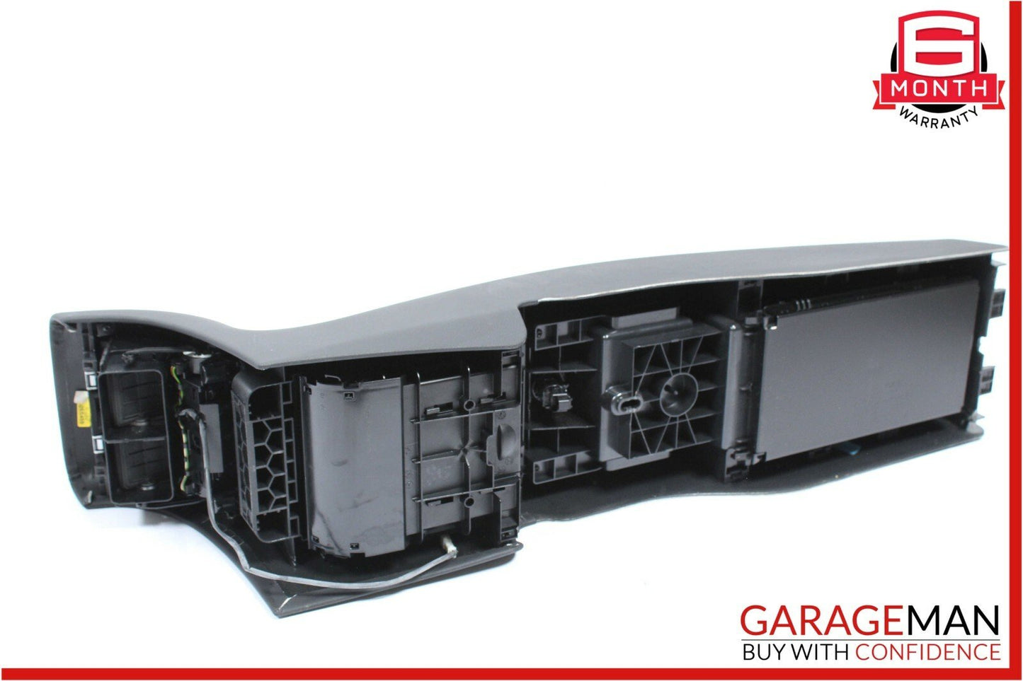 06-11 Mercedes W219 CLS550 Rear Center Console Armrest Storage Tray Assembly