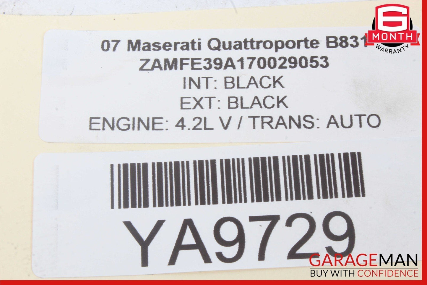 03-17 Maserati Quattroporte GranTurismo Emergency Parking Brake Bracket 224010