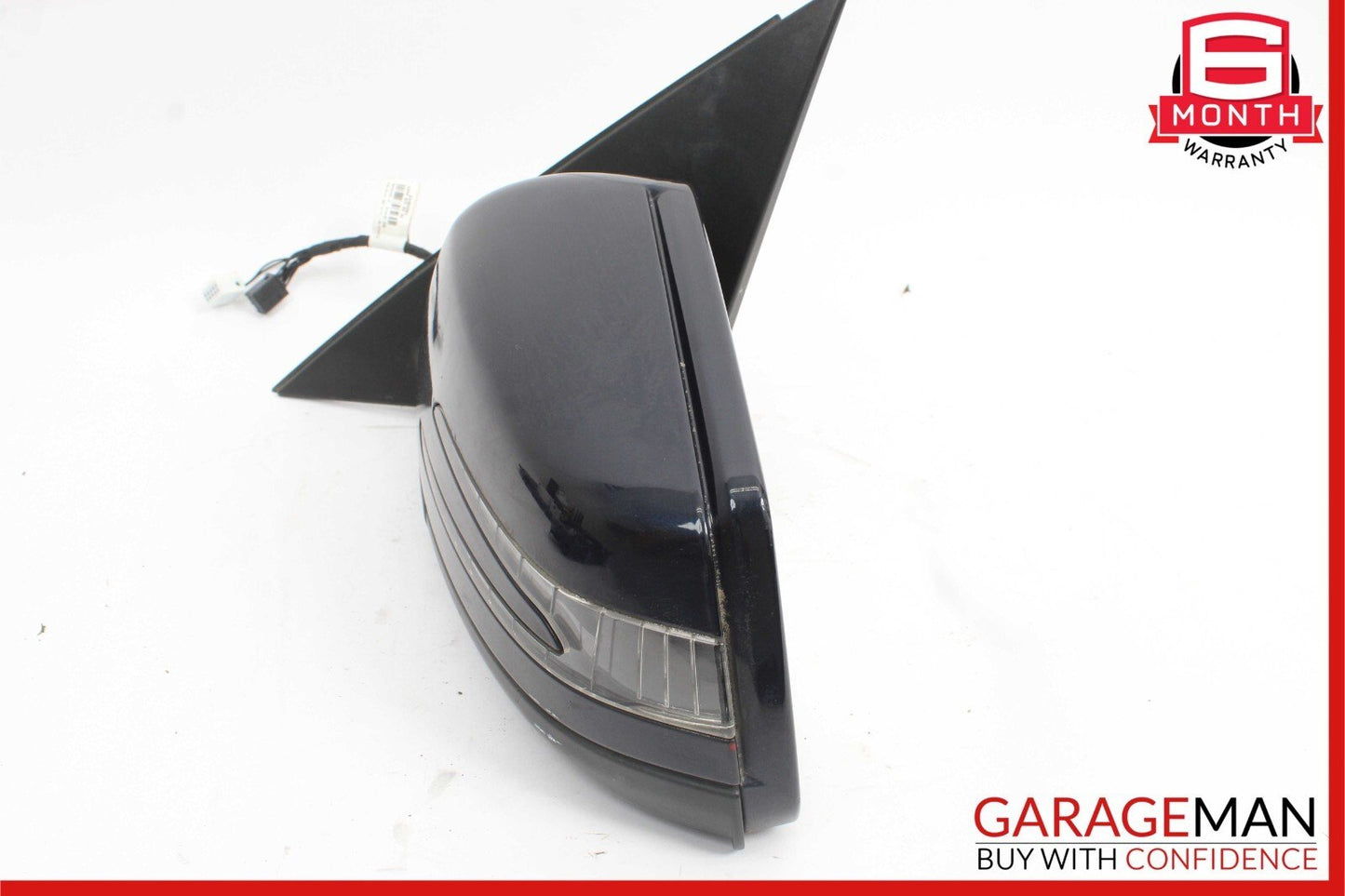 12-14 Mercedes W204 C300 Front Left Side Mirror Door Rear View Glass Blue OEM
