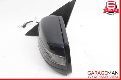 12-14 Mercedes W204 C300 Front Left Side Mirror Door Rear View Glass Blue OEM