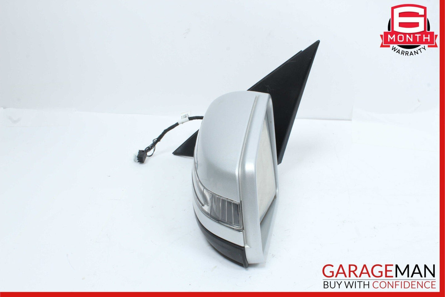 12-14 Mercedes W204 C250 Front Left Side Mirror Rear View Door Silver OEM