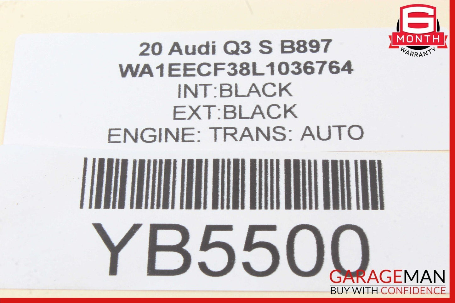 19-24 Audi Q3 Front Center Console Ignition Switch Button 4N0905217