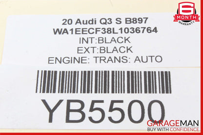 19-24 Audi Q3 Front Center Console Ignition Switch Button 4N0905217