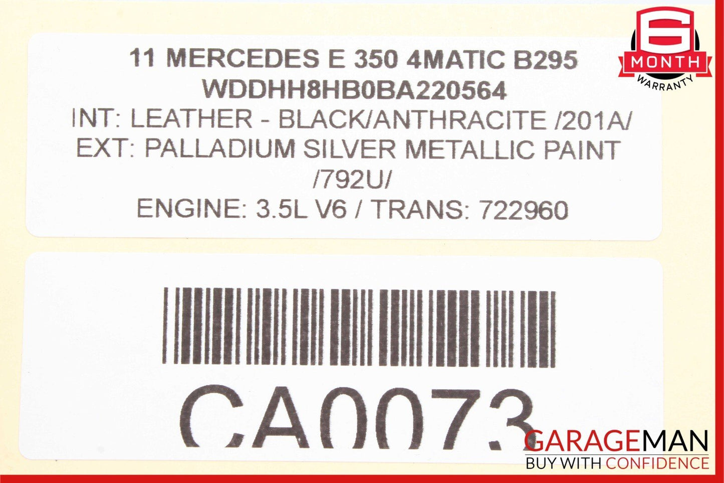 08-18 Mercedes W212 E350 SLK250 Front Left Driver Side Seat Control Module OEM