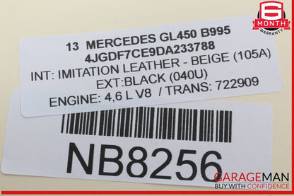2012-2019 Mercedes-Benz GL450 X166 Right Rear Door Control Module 1669007609 OEM