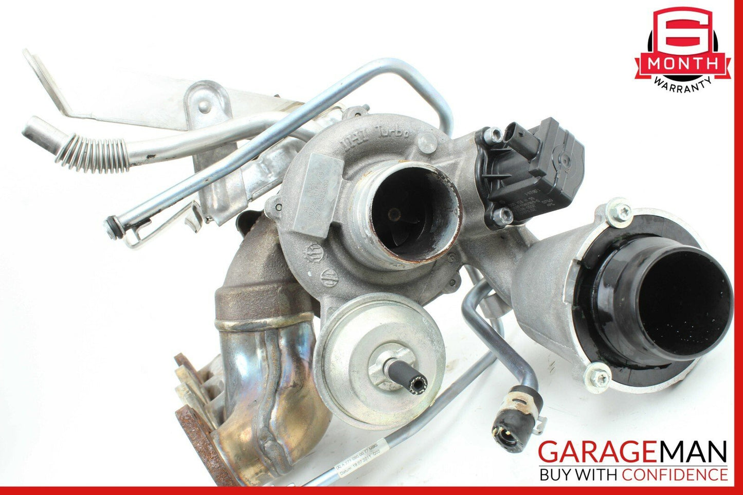 12-14 Mercedes W204 C250 Engine Motor Turbocharger Exhaust Manifold Header OEM