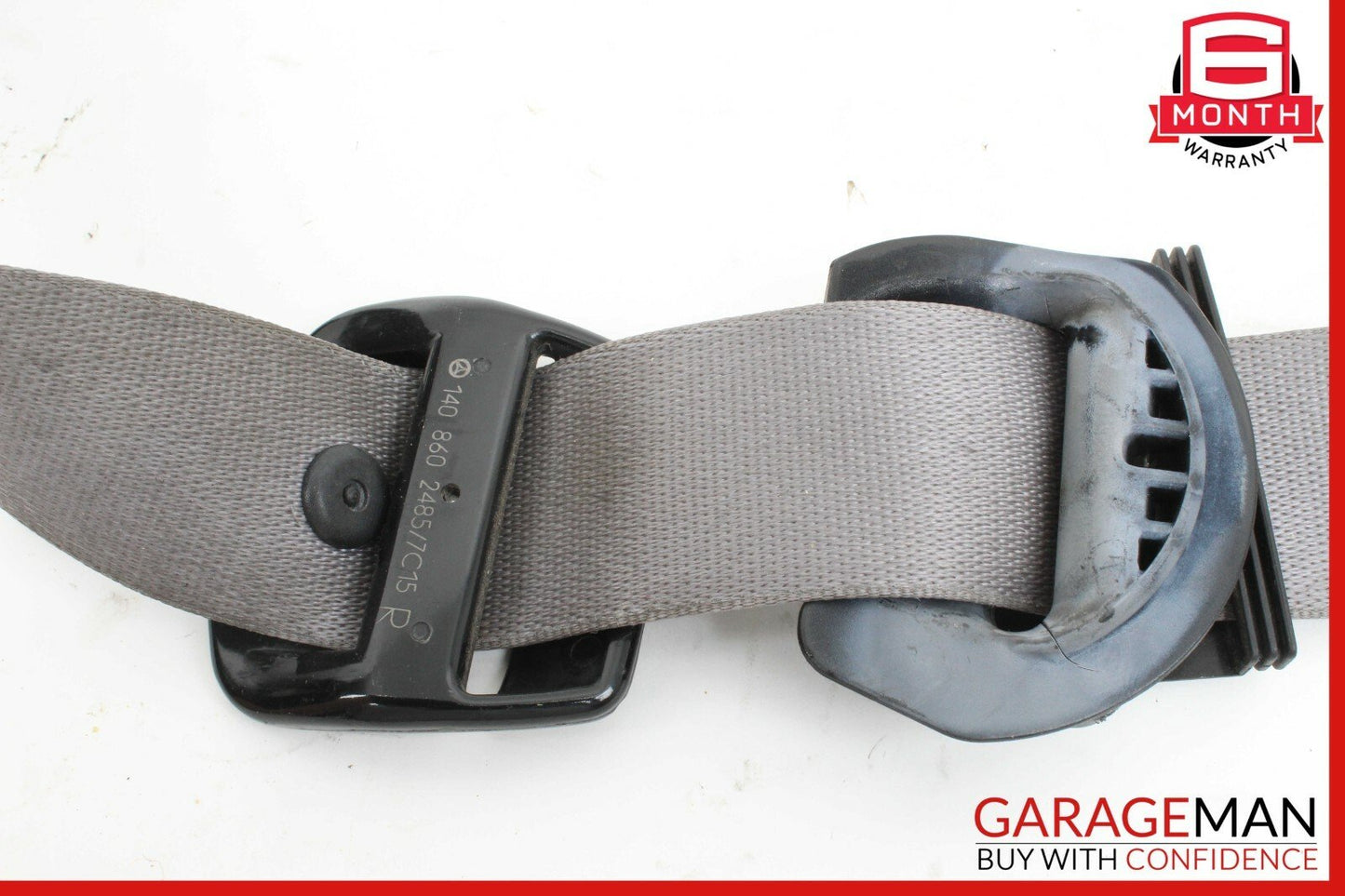 92-95 Mercedes W140 300SE Front Right Seat Belt Seatbelt Retractor Gray OEM