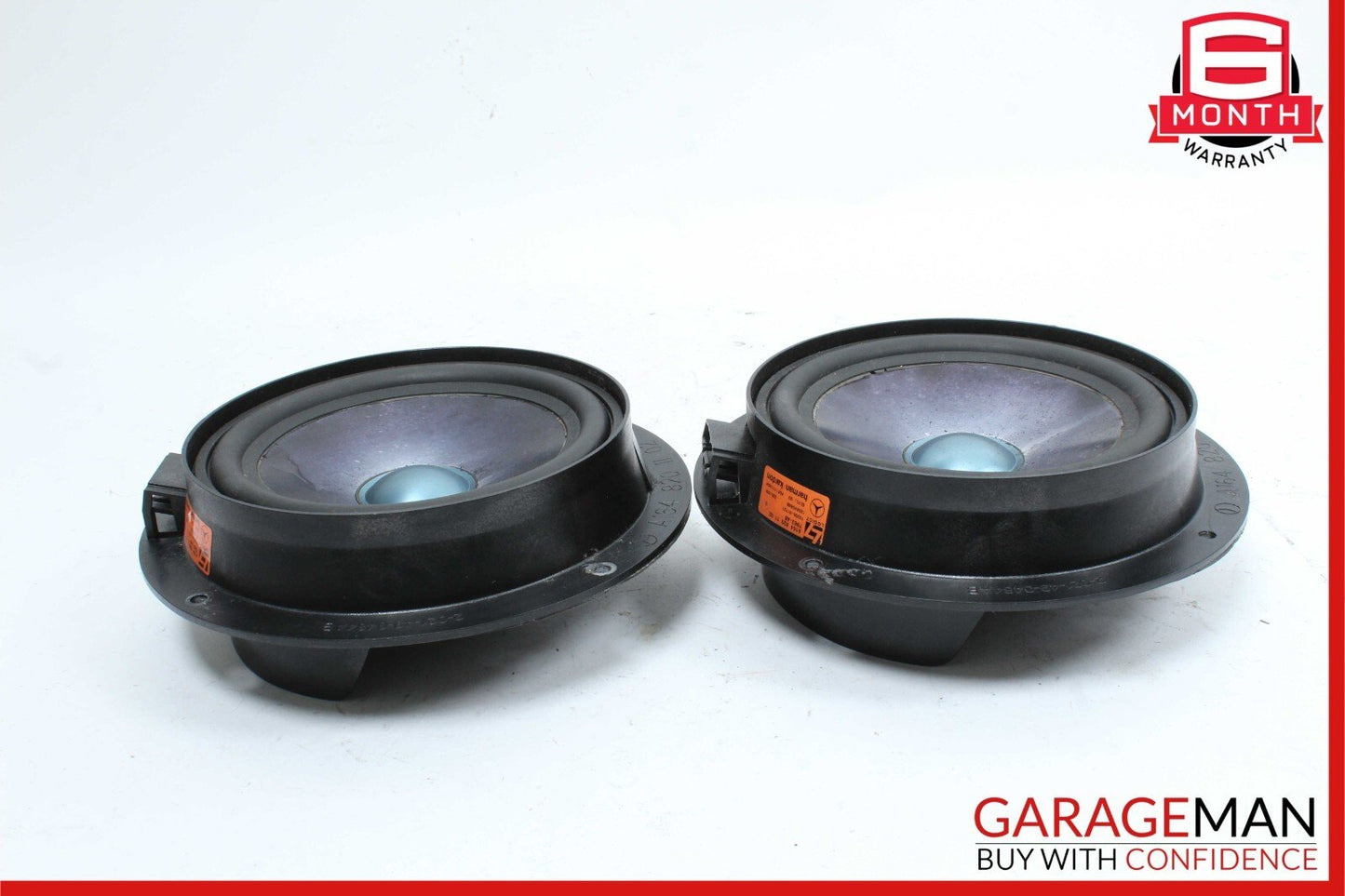 06-13 Mercedes X164 GL450 R350 Rear Left & Right Side Audio Sound Speakers Set
