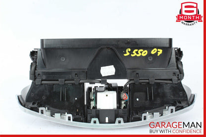 07-13 Mercedes W221 S550 Center Dash Air Vent AC A/C Clock Trim Cover Assembly