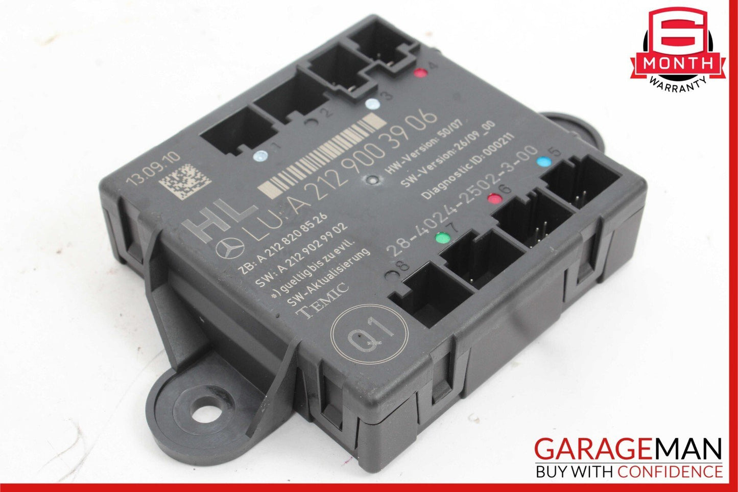 08-18 Mercedes X204 GLK350 E350 C300 CLS550 Rear Left Side Door Control Module