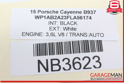 11-18 Porsche Cayenne 958 Front Right Passenger Side Seat Headrest Head Rest OEM