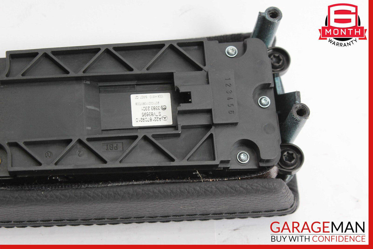 10-13 Mercedes W221 S550 S450 Rear Left Side Window Control Switch Black OEM
