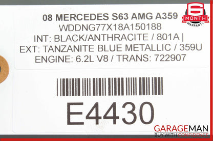 07-13 Mercedes W221 S450 S63 AMG Front Right Passenger Seat Occupancy Sensor OEM