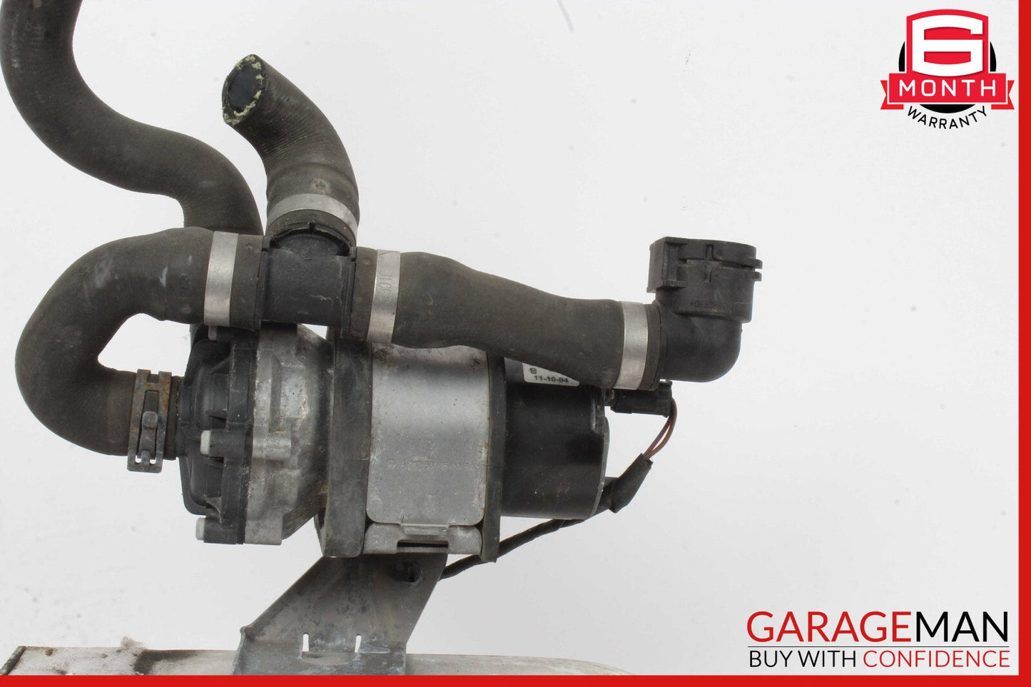 10-16 Mercedes W212 E350 Auxiliary AUX Circulation Water Pump w/ Bumper Bracket