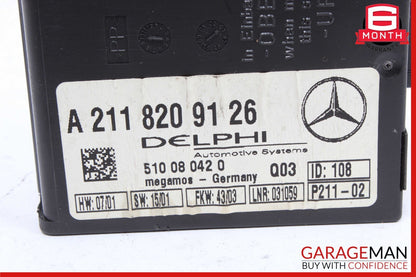 03-12 Mercedes W220 S600 SLK350 Anti Theft Alarm Signal Control Module Unit OEM