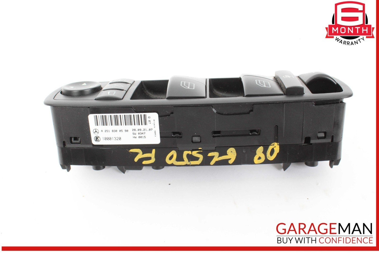 07-13 Mercedes X164 GL550 GL450 Front Left Master Window Control Switch OEM
