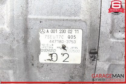 03-06 Mercedes R230 SL500 SL55 AC A/C Air Conditioning Compressor 0012300211 OEM