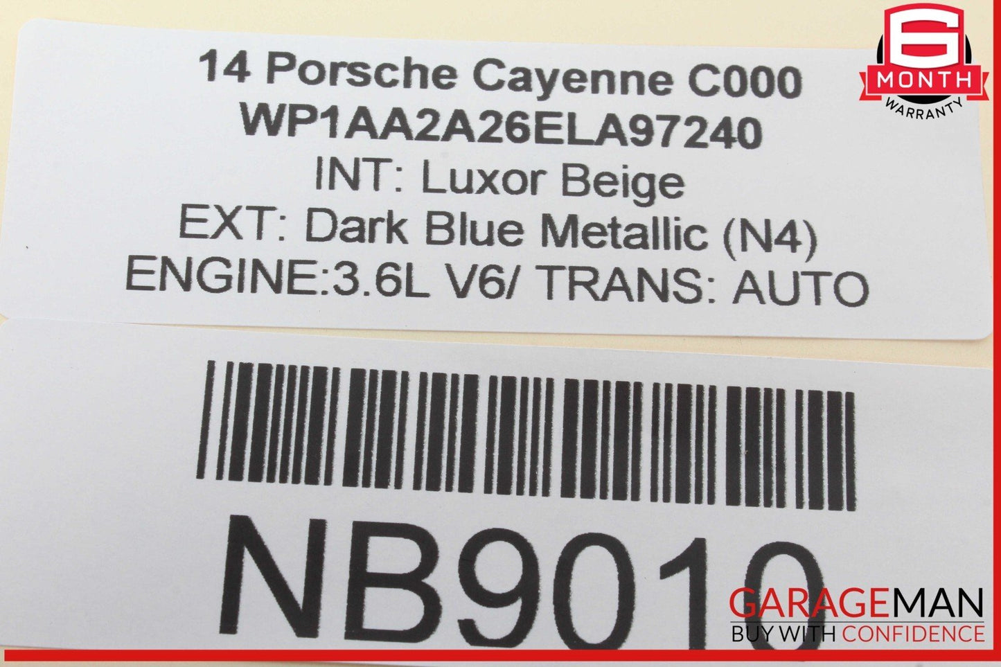 11-18 Porsche Cayenne 958 Rear Left / Right Side Door Control Module Unit OEM