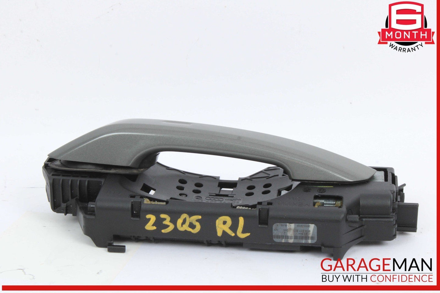 18-25 Audi Q5 SQ5 Rear Left Driver Side Exterior Door Handle Gray OEM