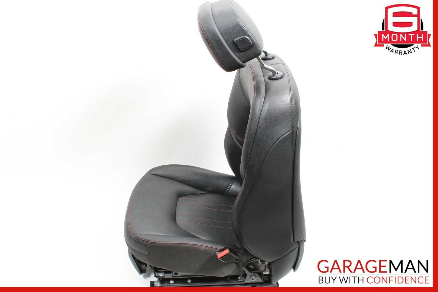14-17 Maserati Ghibli Front Right Complete Seat Cushion Cover Assembly Black