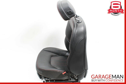 14-17 Maserati Ghibli Front Right Complete Seat Cushion Cover Assembly Black