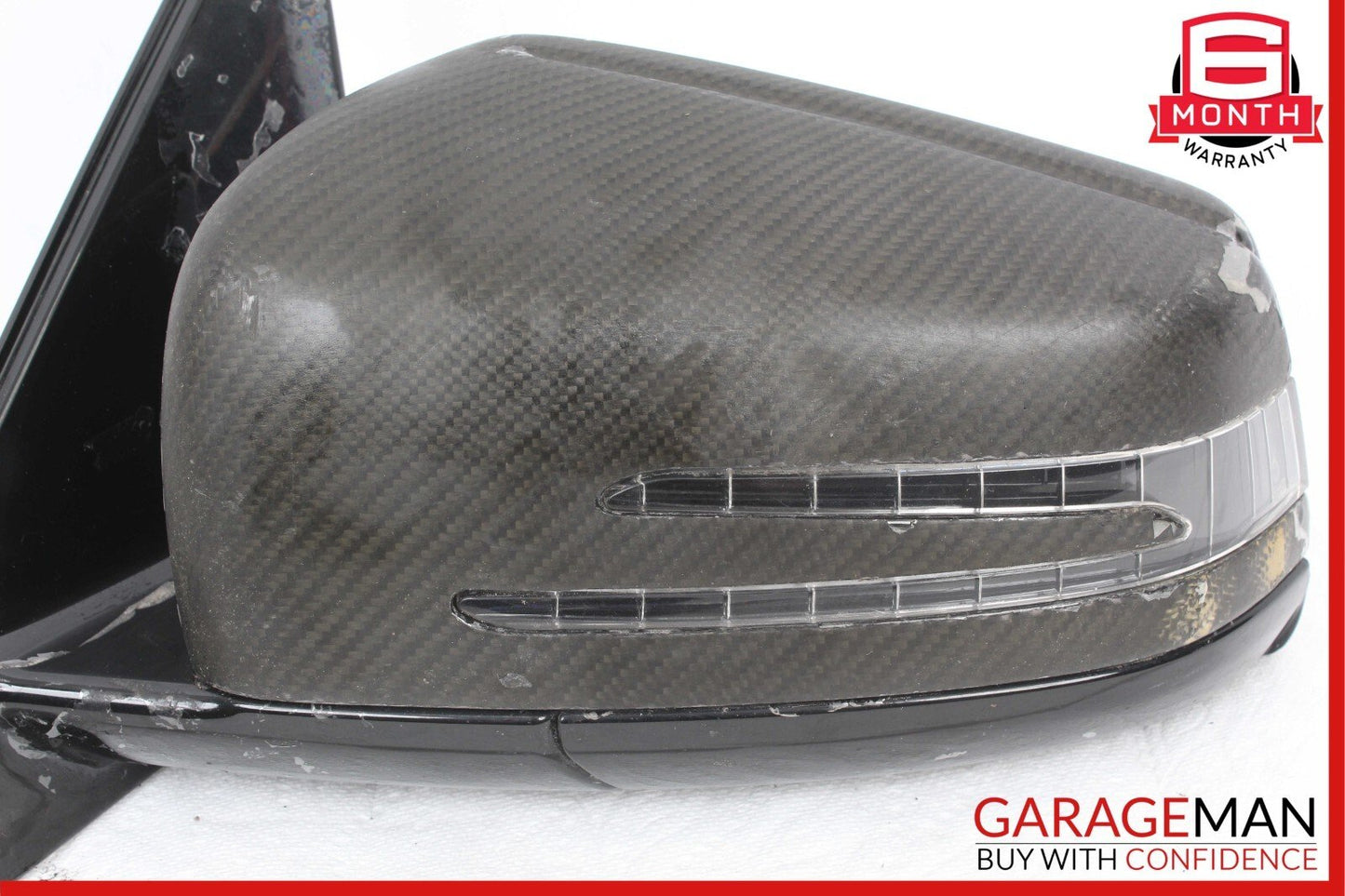 10-13 Mercedes W212 E63 E550 Front Left Driver Side Mirror Door Rear View OEM