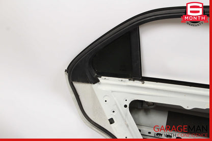 10-16 Mercedes W212 E350 Sedan Rear Left Side Door Shell Assembly Calcite White