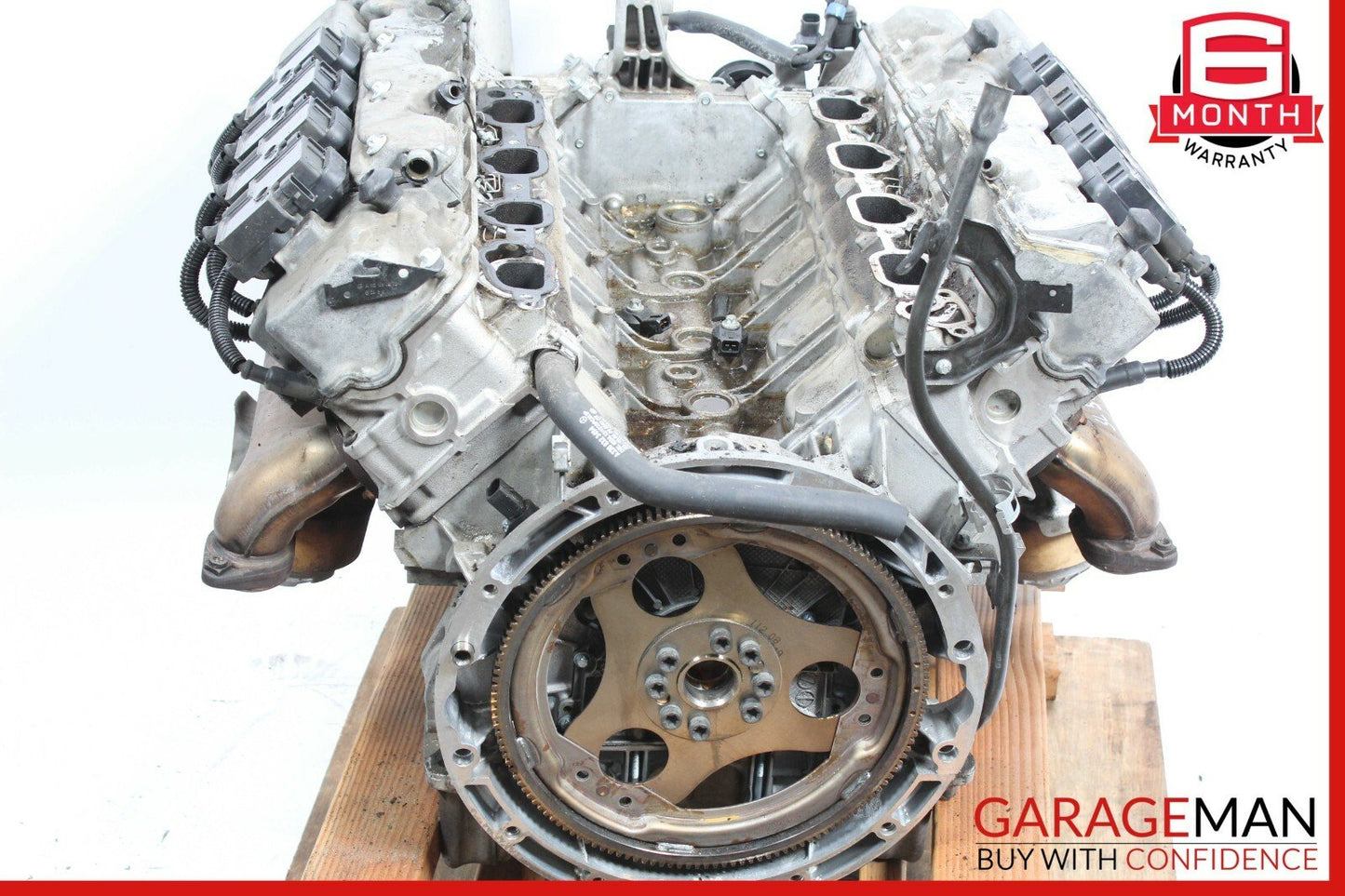 03-06 Mercedes R230 SL500 RWD Engine Motor Block Assembly OEM