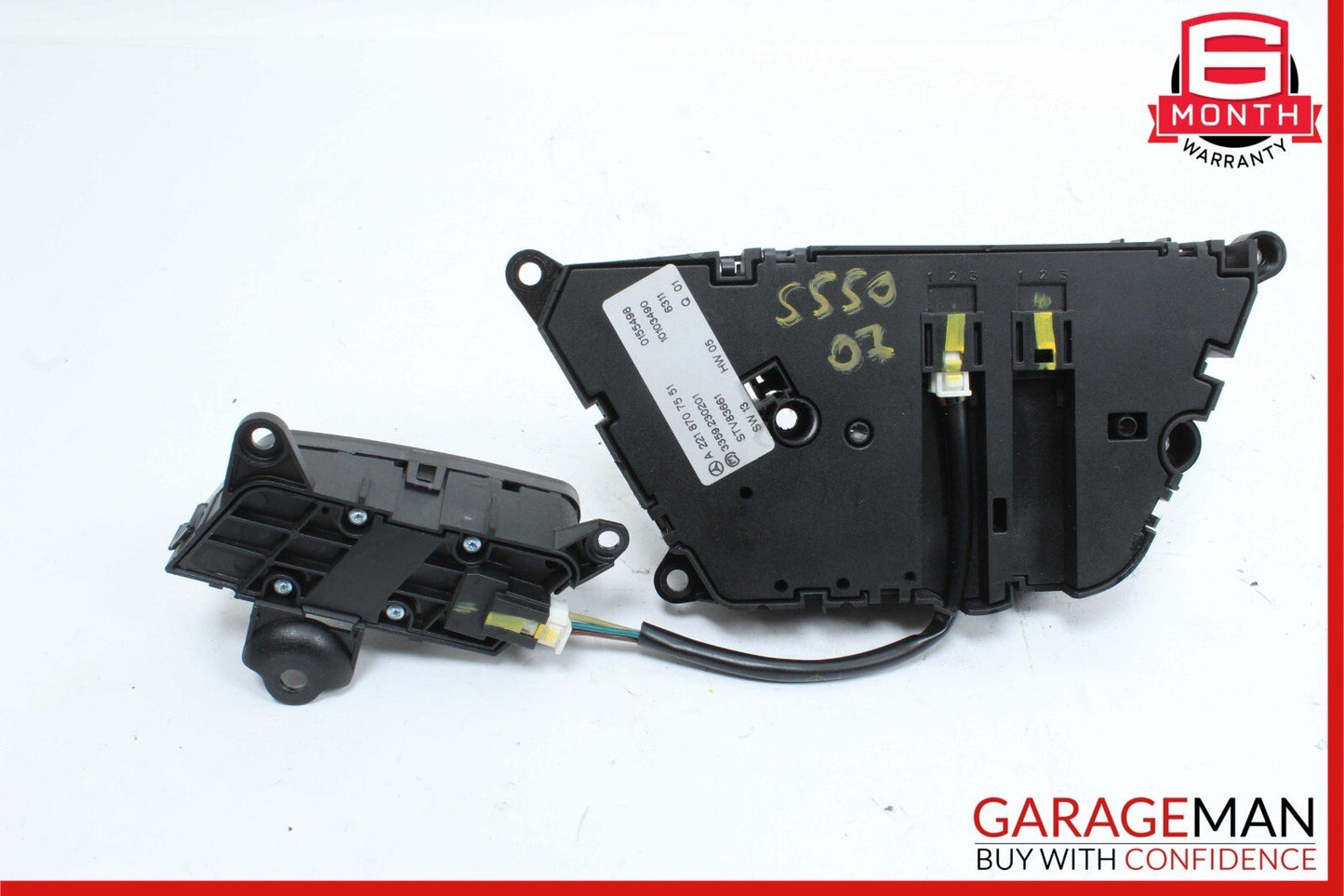 07-13 Mercedes W221 S400 S550 CL600 Front Right Side Seat Control Switch Set OEM