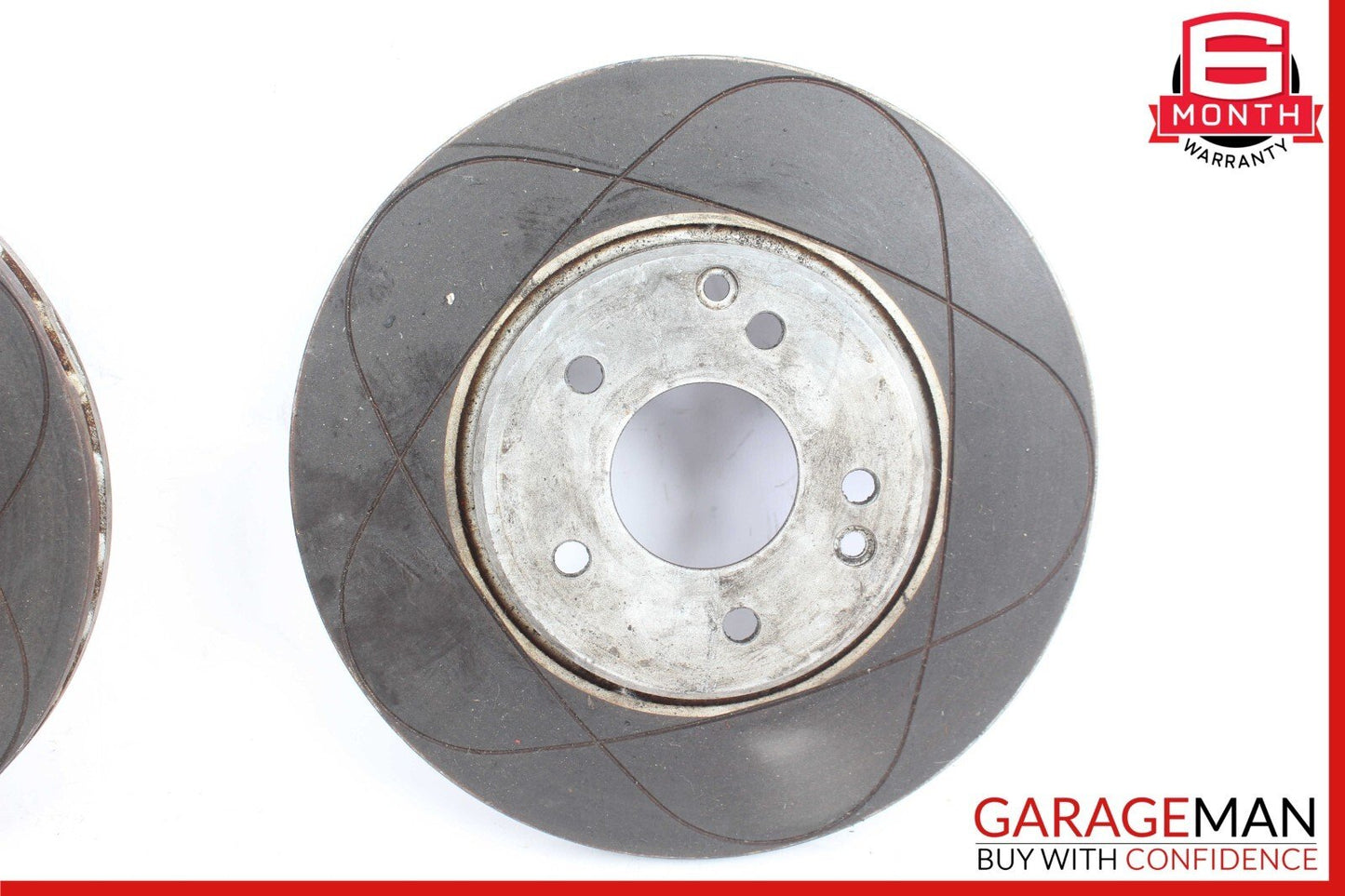 97-04 Mercedes R170 SLK320 Rear Brake Rotor Rotors Disc Set of 2 Pc Slotted