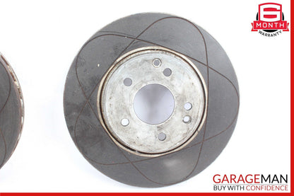 97-04 Mercedes R170 SLK320 Rear Brake Rotor Rotors Disc Set of 2 Pc Slotted
