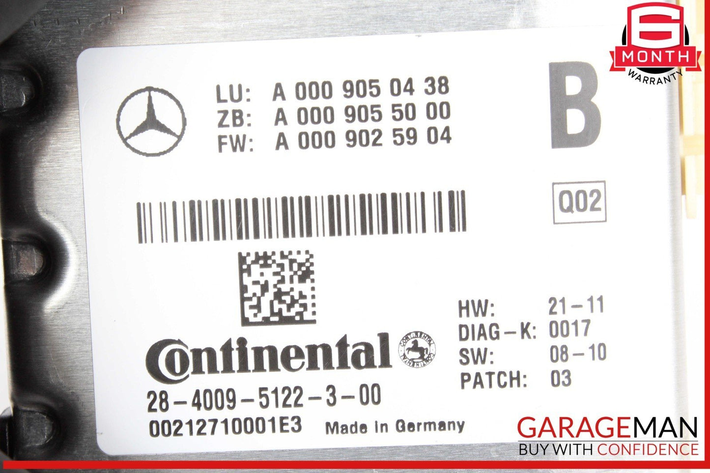 10-16 Mercedes W204 C250 E350 C300 Active Lane Assist Front Camera OEM
