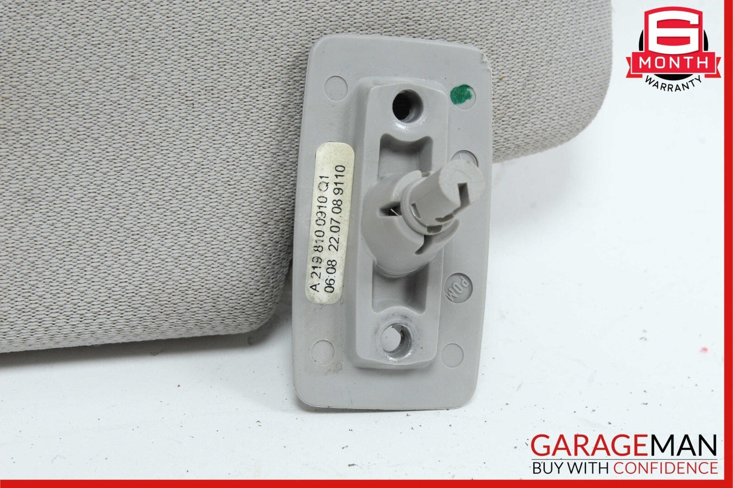 06-11 Mercedes W219 CLS500 CLS550 Front Left Driver Side Sunvisor Sun Visor OEM