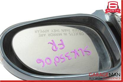 03-09 Mercedes W209 CLK350 Front Right Side Mirror Door Rear View Green Black