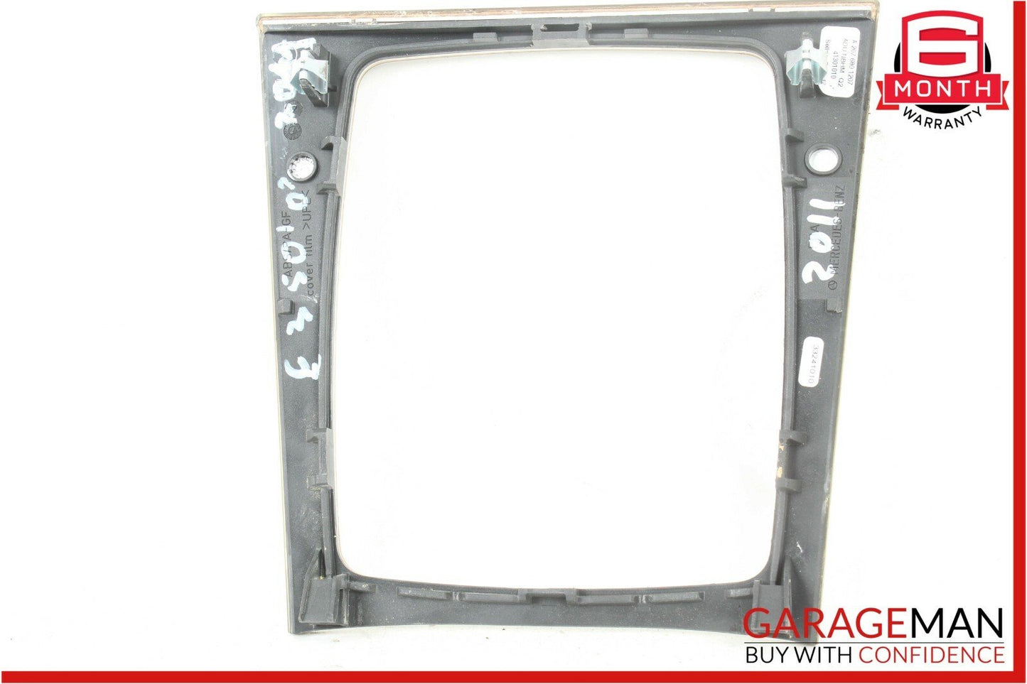 10-13 Mercedes W207 E350 E550 Center Console Shift Shifter Bezel Trim Wood OEM