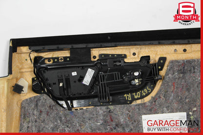 08-09 Mercedes W221 S63 AMG Rear Left Driver Side Door Panel Black OEM